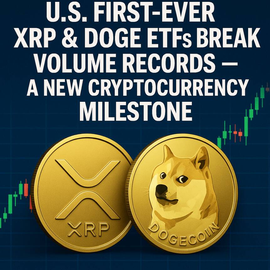 U.s. First-ever Xrp & Doge Etfs Break Volume Records — A New Cryptocurrency Milestone
