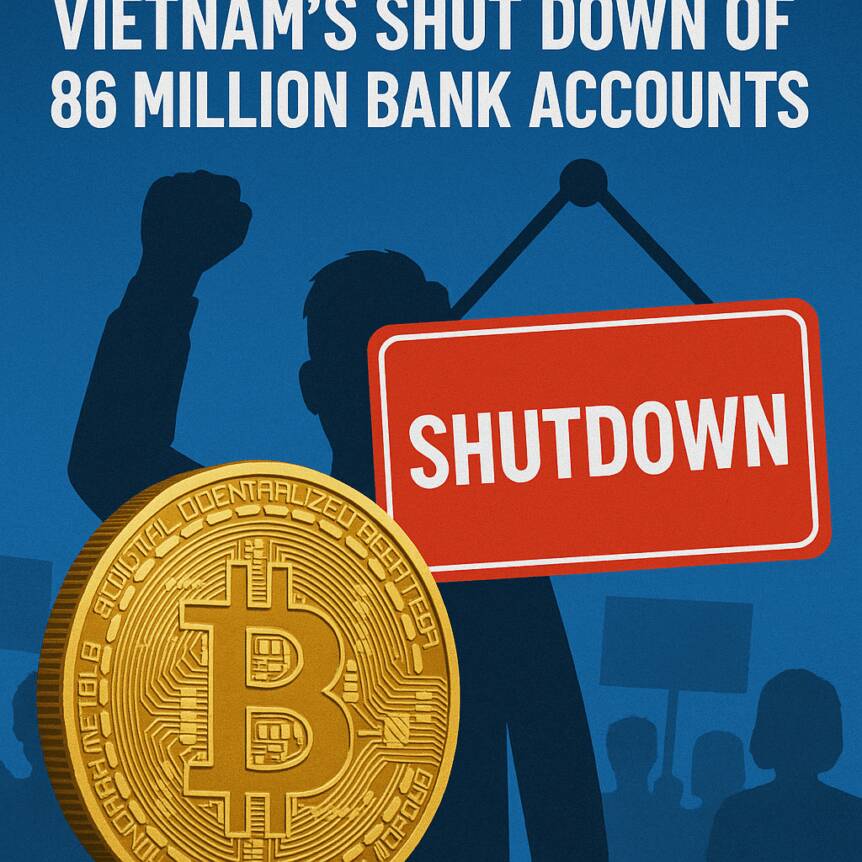 Bitcoin Enthusiasts Criticize Vietnam's Shut Down Of 86 Million Bank Accounts
