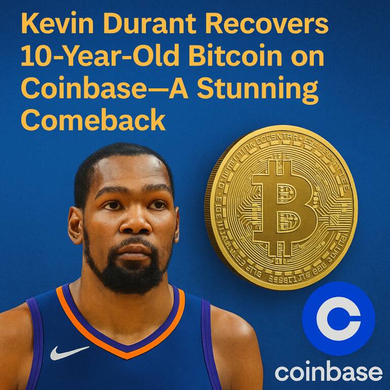 Kevin Durant Recovers 10-year-old Bitcoin On Coinbase—a Stunning Comeback