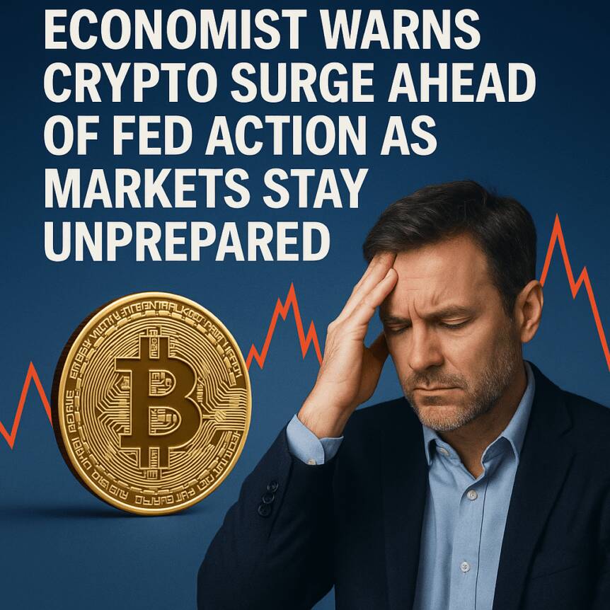 Economist Warns Crypto Surge Ahead Of Fed Action As Markets Stay Unprepared