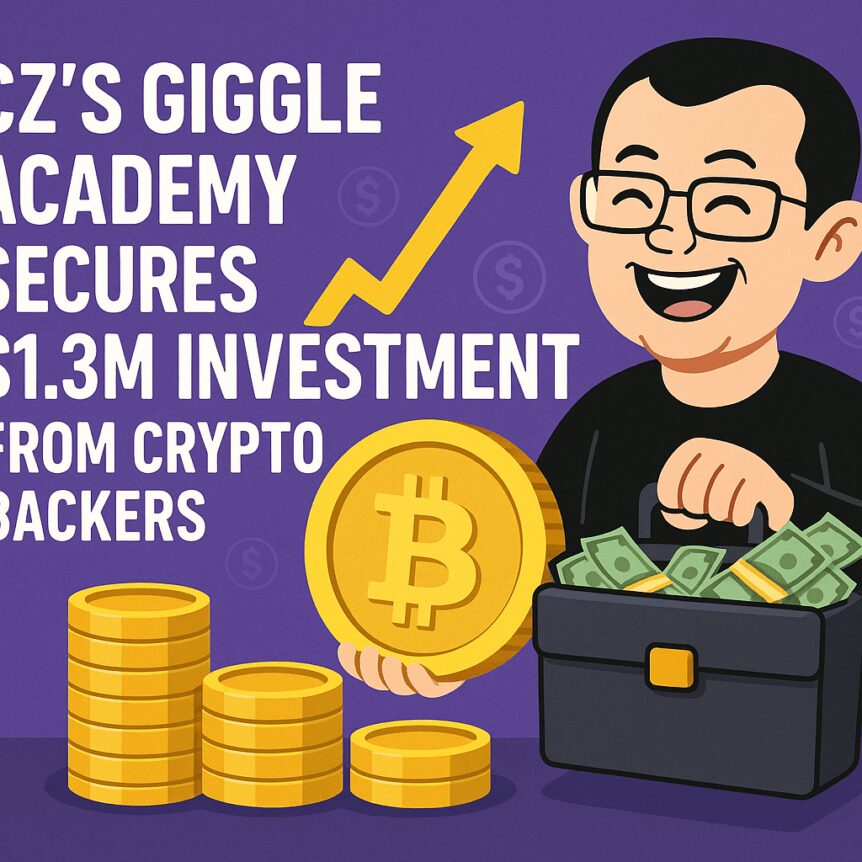 Cz’s Giggle Academy Secures $1.3m Investment From Crypto Backers