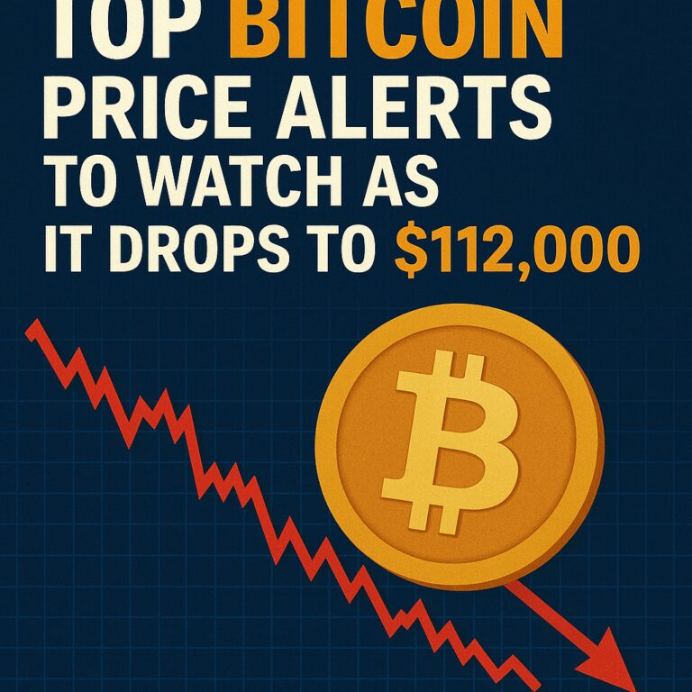 Top Bitcoin Price Alerts To Watch As It Drops To $112,000