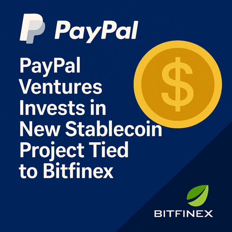 Paypal Ventures Invests In New Stablecoin Project Tied To Bitfinex