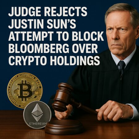 Judge Rejects Justin Sun’s Attempt to Block Bloomberg Over Crypto Holdings Judge Rejects Justin Sun’s Attempt To Block Bloomberg Over Crypto Holdings