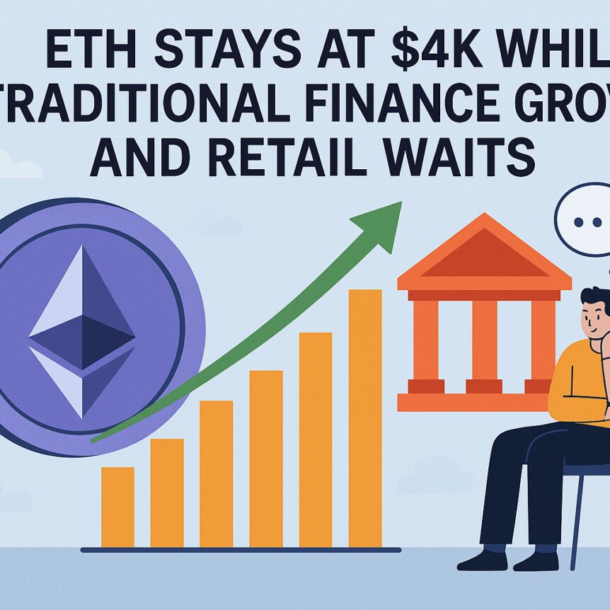 Eth Stays At $4k While Traditional Finance Grows And Retail Waits