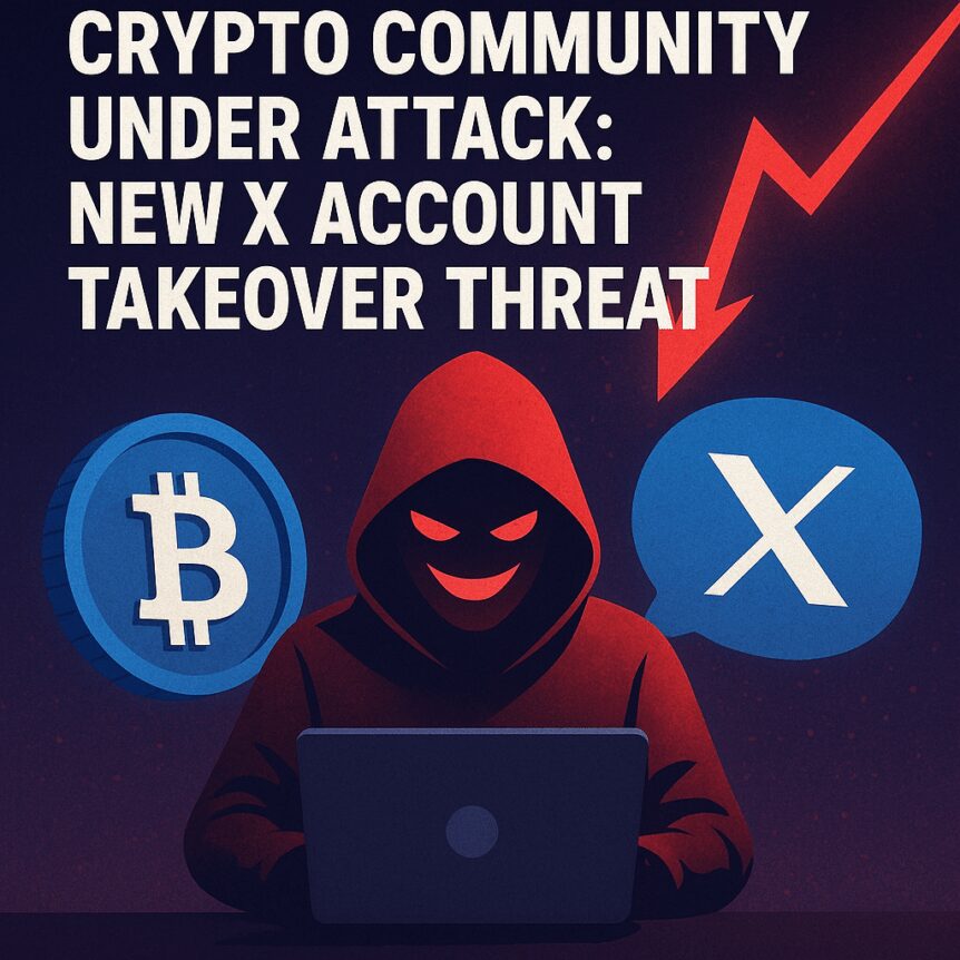 Crypto Community Underattack: New X Account Takeover Threat