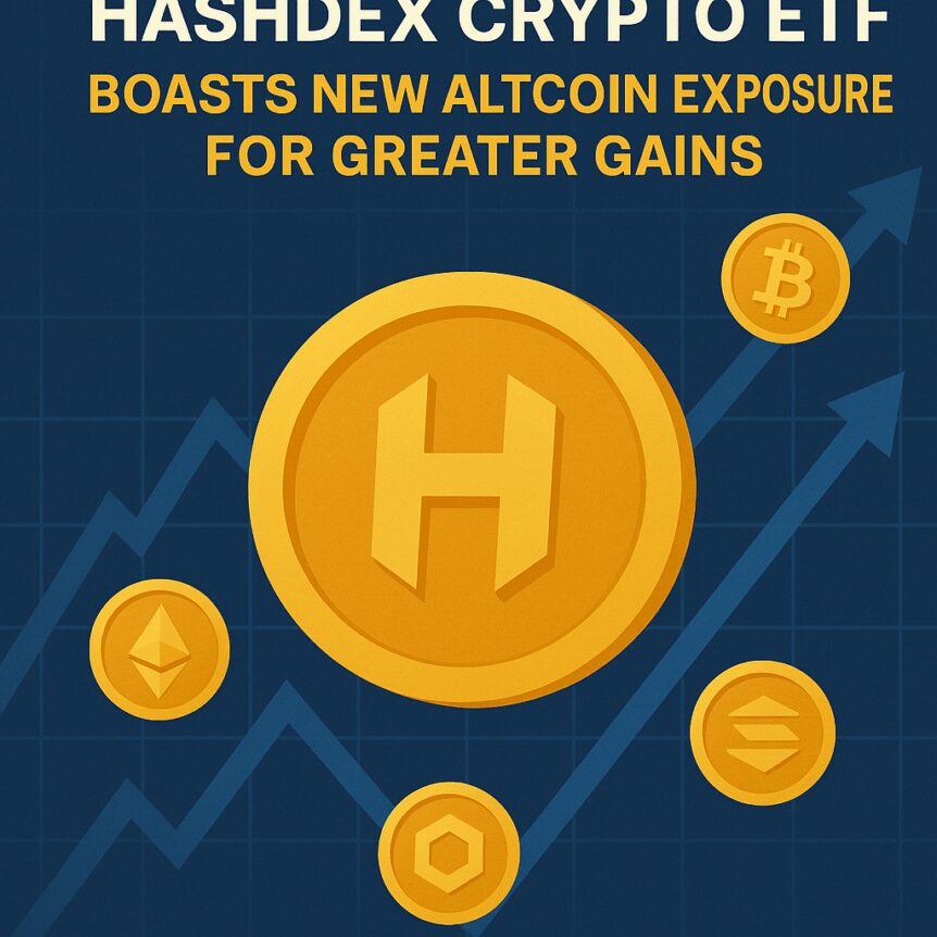Hashdex Crypto Index ETF Boasts New Altcoin Exposure for Greater Gains