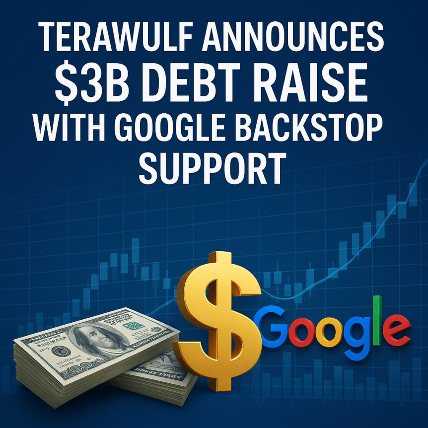 Terawulf Announces $3b Debt Raise With Google Backstop Support