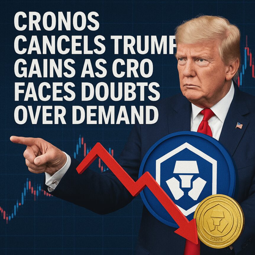 Cronos Cancels Trump Gains As Cro Faces Doubts Over Demand