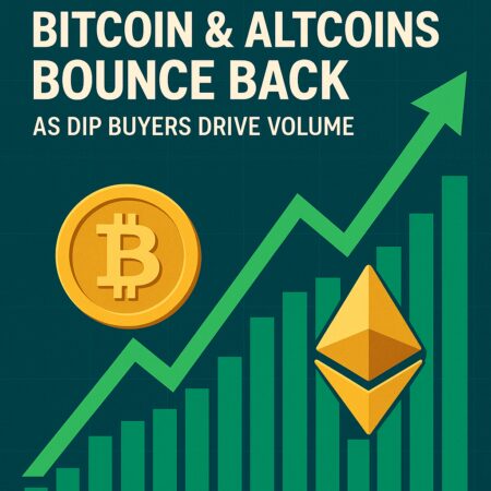 Bitcoin & Altcoins Bounce Back As Dip Buyers Drive Volume