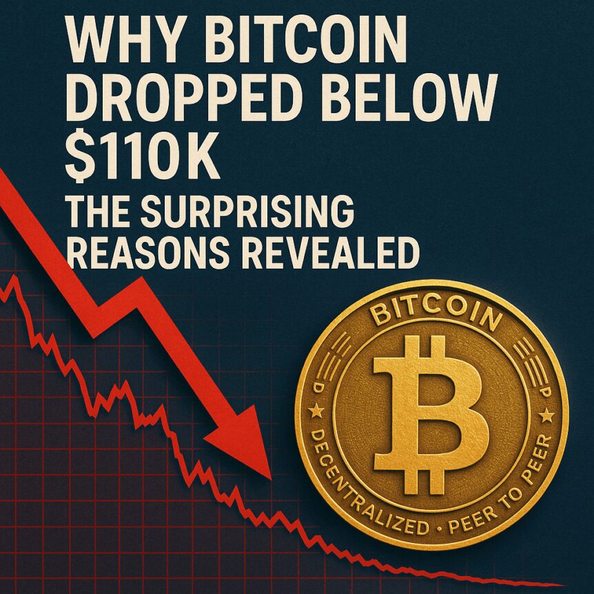 Why Bitcoin Dropped Below $110K — The Surprising Reasons Revealed