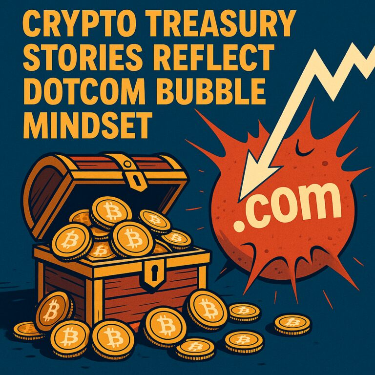 Crypto Treasury Stories Reflect Dotcom Bubble Mindset