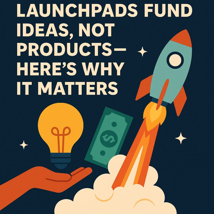 Launchpads Fund Ideas, Not Products—here's Why It Matters