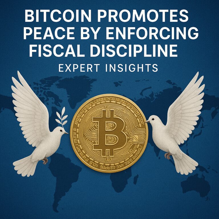 Bitcoin Promotes Peace By Enforcing Fiscal Discipline | Expert Insights