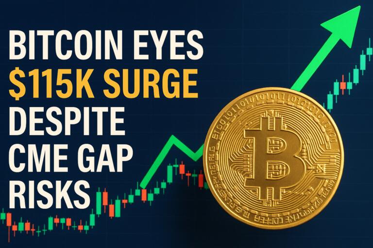 Bitcoin Eyes $115k Surge Despite Cme Gap Risks