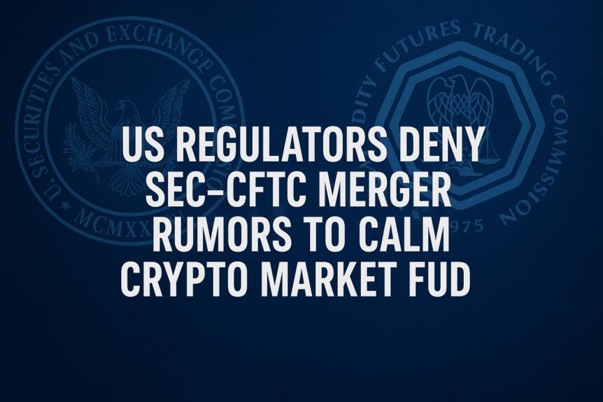 Us Regulators Deny Sec-cftc Merger Rumors To Calm Crypto Market Fud
