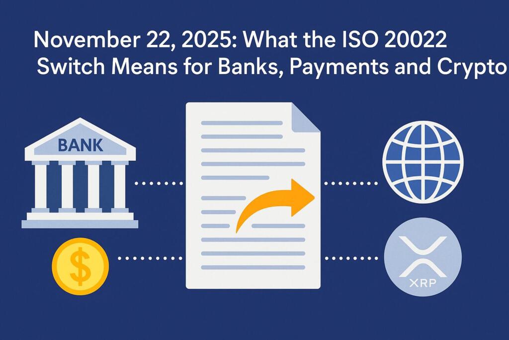 November 22 2025: What the ISO 20022 Switch Means for Banks, Payments and Crypto November 22 2025: What The Iso 20022 Switch Means For Banks, Payments And Crypto