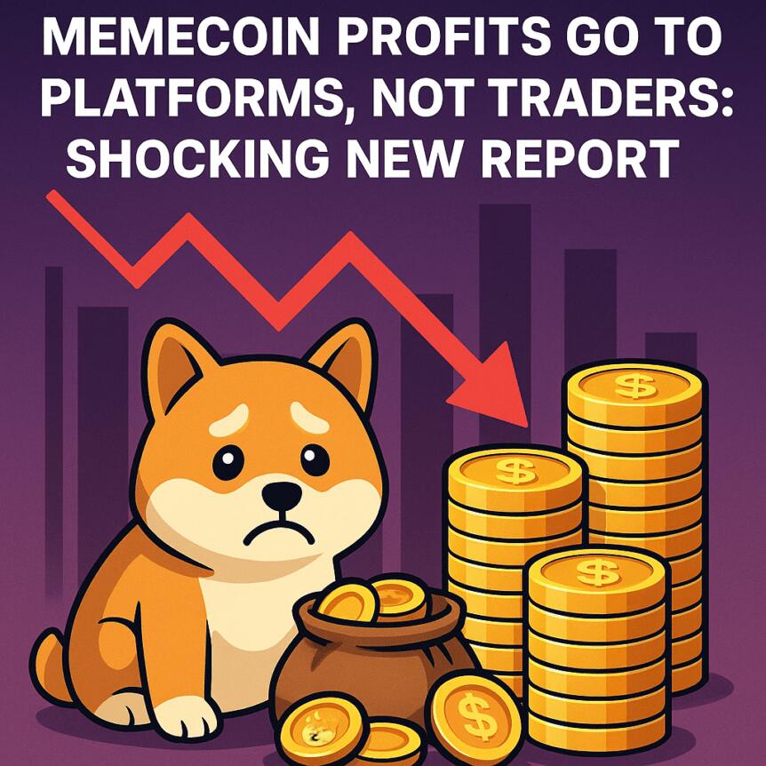 Las ganancias de meme coins van a las plataformas, no a los traders: impactante nuevo informe