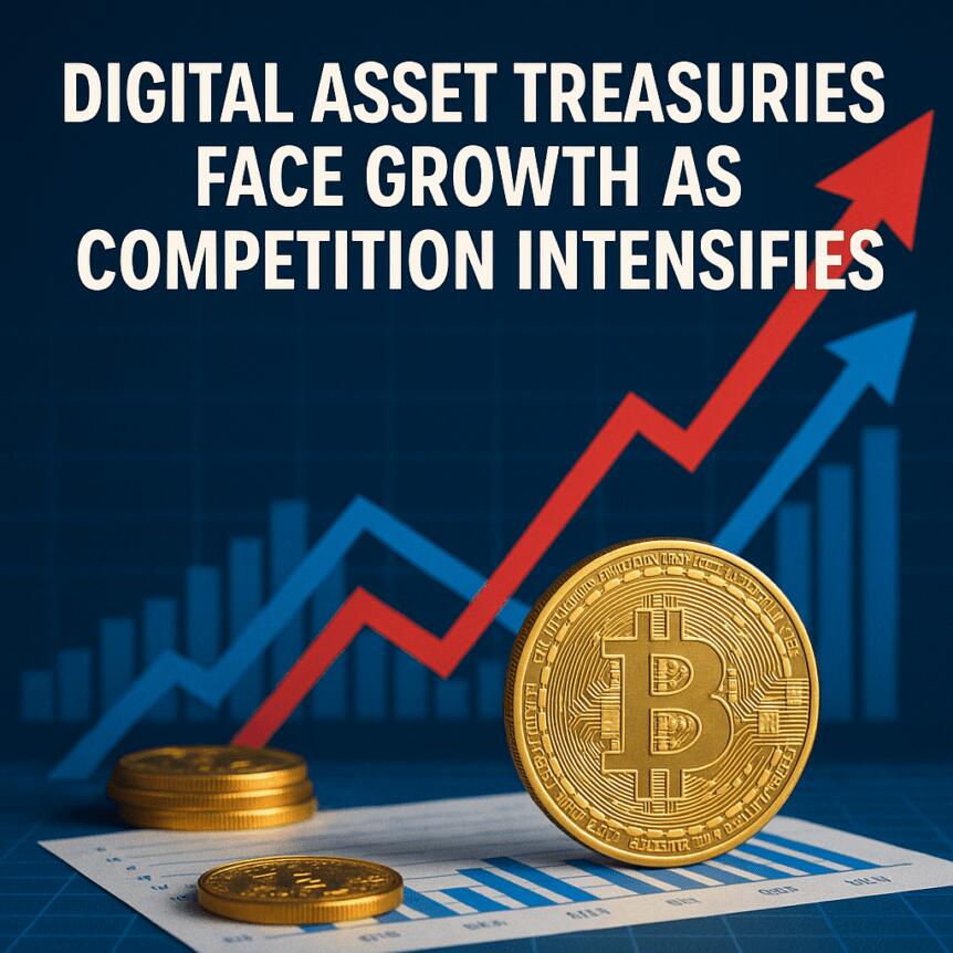Digital Asset Treasuries Face Growth As Competition Intensifies