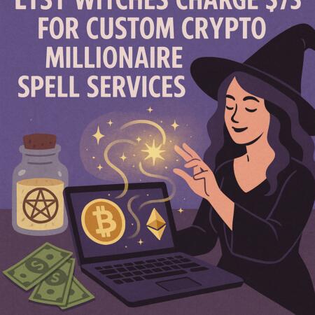 Etsy Witches Charge $73 For Custom Crypto Millionaire Spell Services