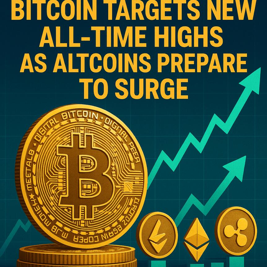 Bitcoin Targets New All-time Highs As Altcoins Prepare To Surge