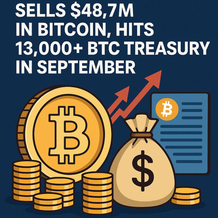 Cleanspark Sells $48.7m In Bitcoin, Hits 13,000+ Btc Treasury In September