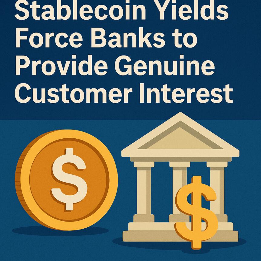 Stablecoin Yields Force Banks to Provide Genuine Customer Interest