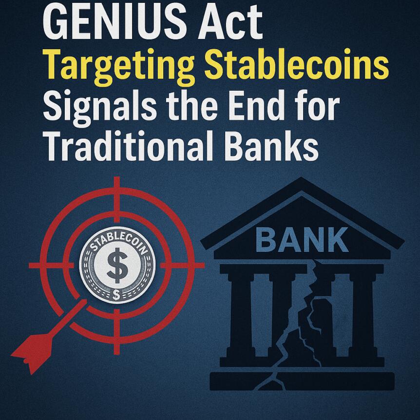 Genius Act Targeting Stablecoins Signals The End For Traditional Banks