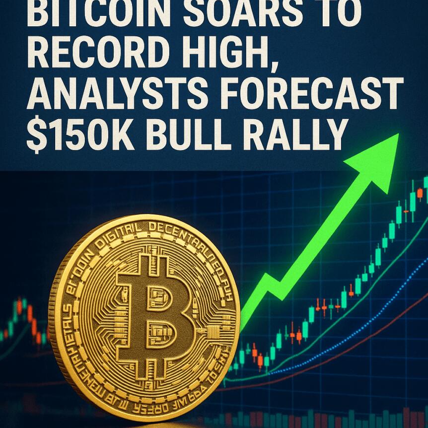 Bitcoin Soars To Record High, Analysts Forecast $150k Bull Rally