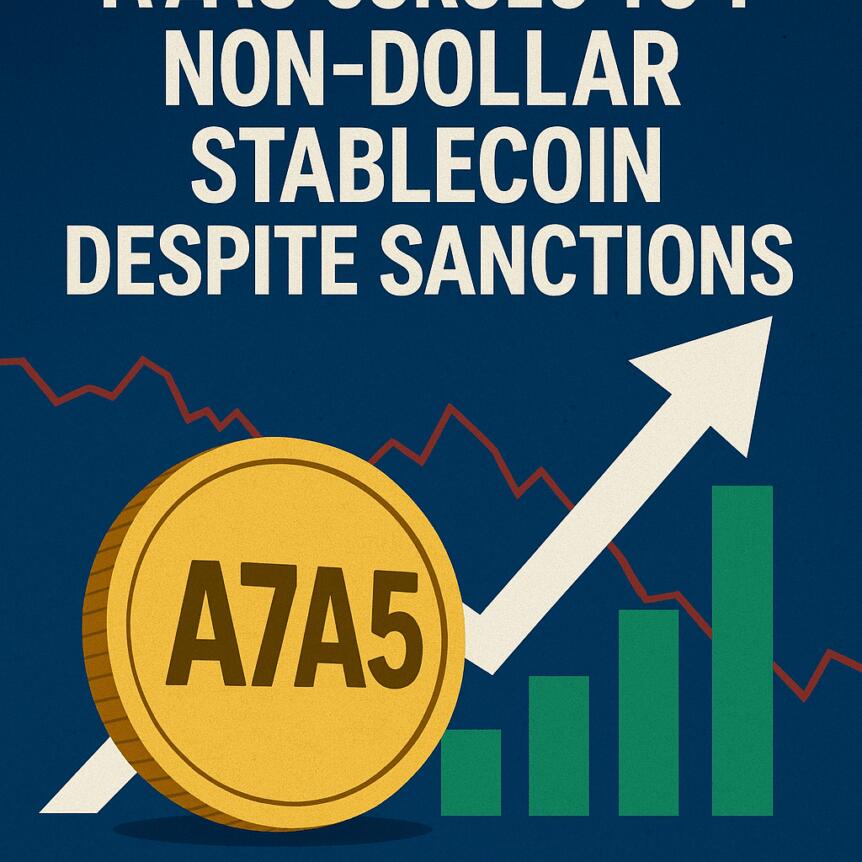 A7A5 Surges to Top Non-Dollar Stablecoin Despite Sanctions