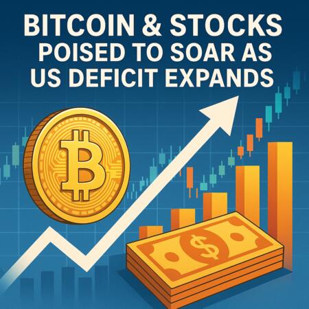 Bitcoin & Stocks poised to soar as US deficit expands Bitcoin & Stocks Poised To Soar As Us Deficit Expands