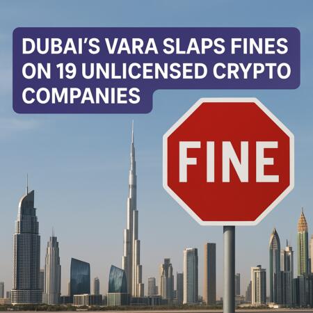 Dubai’s VARA Slaps Fines on 19 Unlicensed Crypto Companies Dubai’s Vara Slaps Fines On 19 Unlicensed Crypto Companies