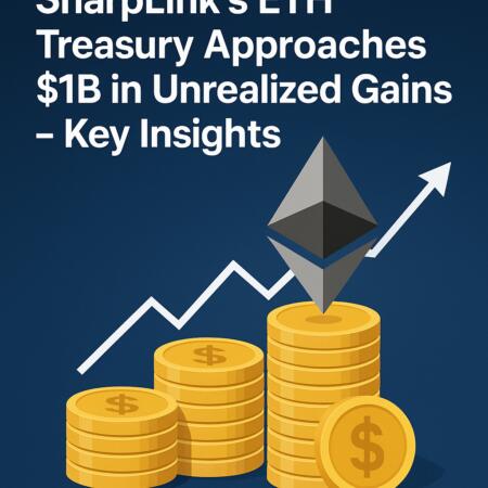 Sharplink’s Eth Treasury Approaches $1b In Unrealized Gains – Key Insights