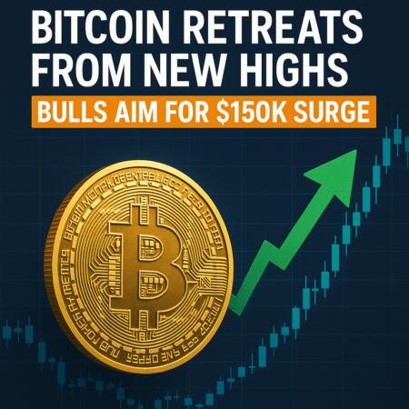 Bitcoin Retreats From New Highs, Bulls Aim For $150k Surge