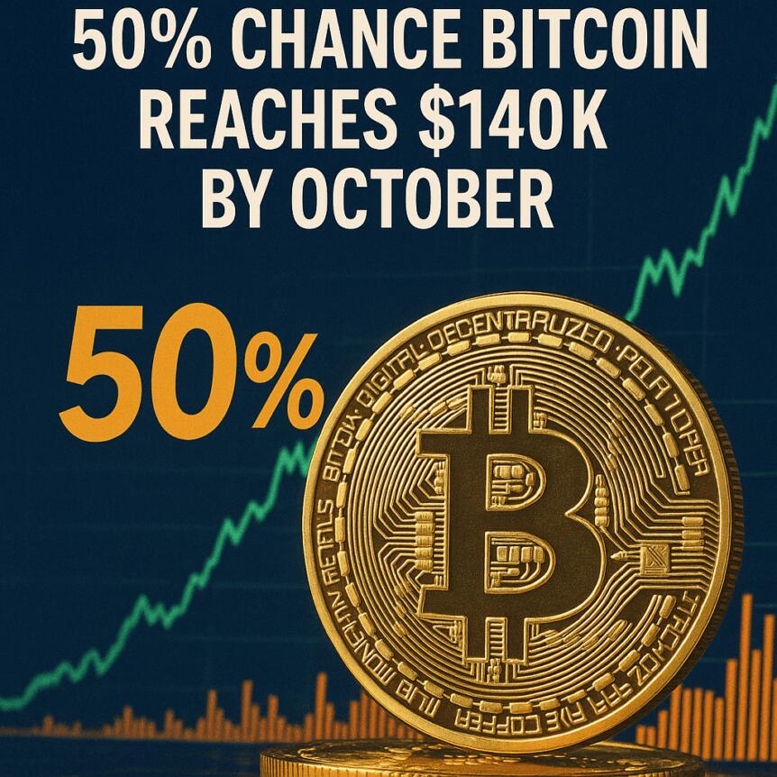 Economist Predicts 50% Chance Bitcoin Reaches $140k By October