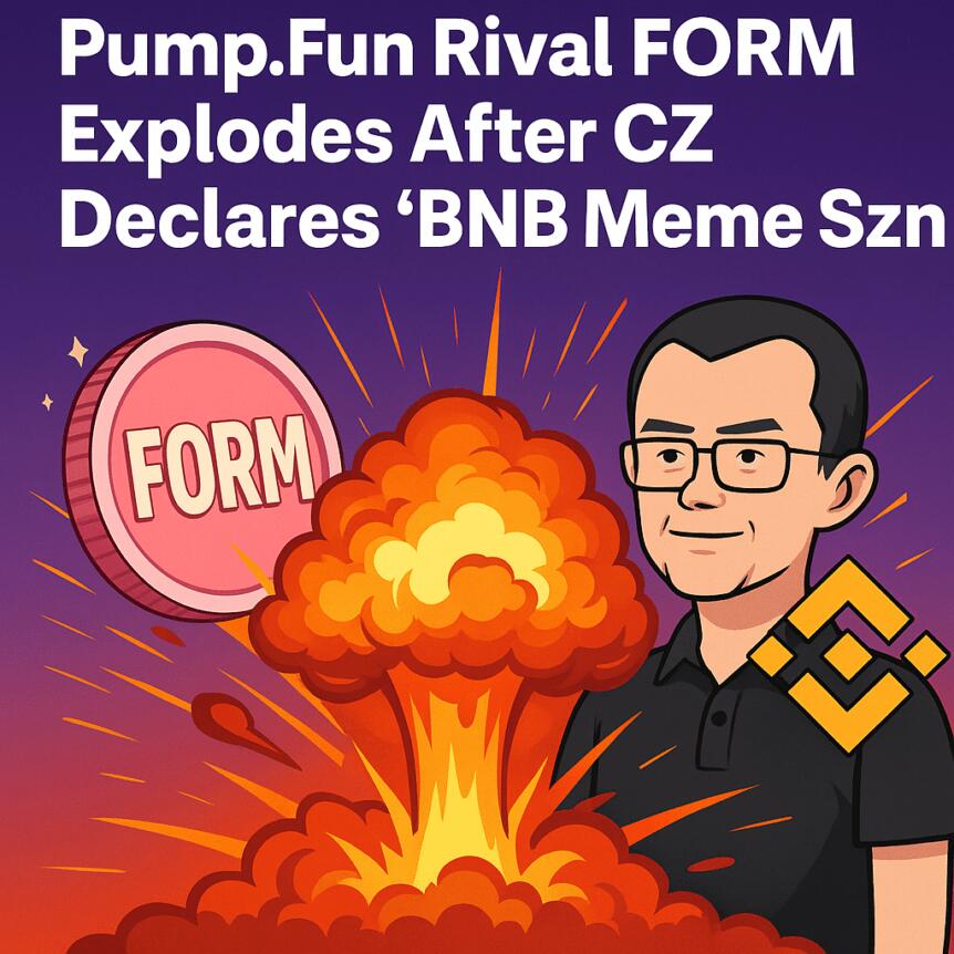 Pump.fun Rival Form Explodes After Cz Declares ‘bnb Meme Szn’