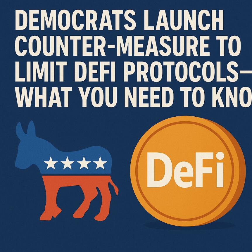 Democrats Launch Counter-Measure to Limit DeFi Protocols—What You Need to Know