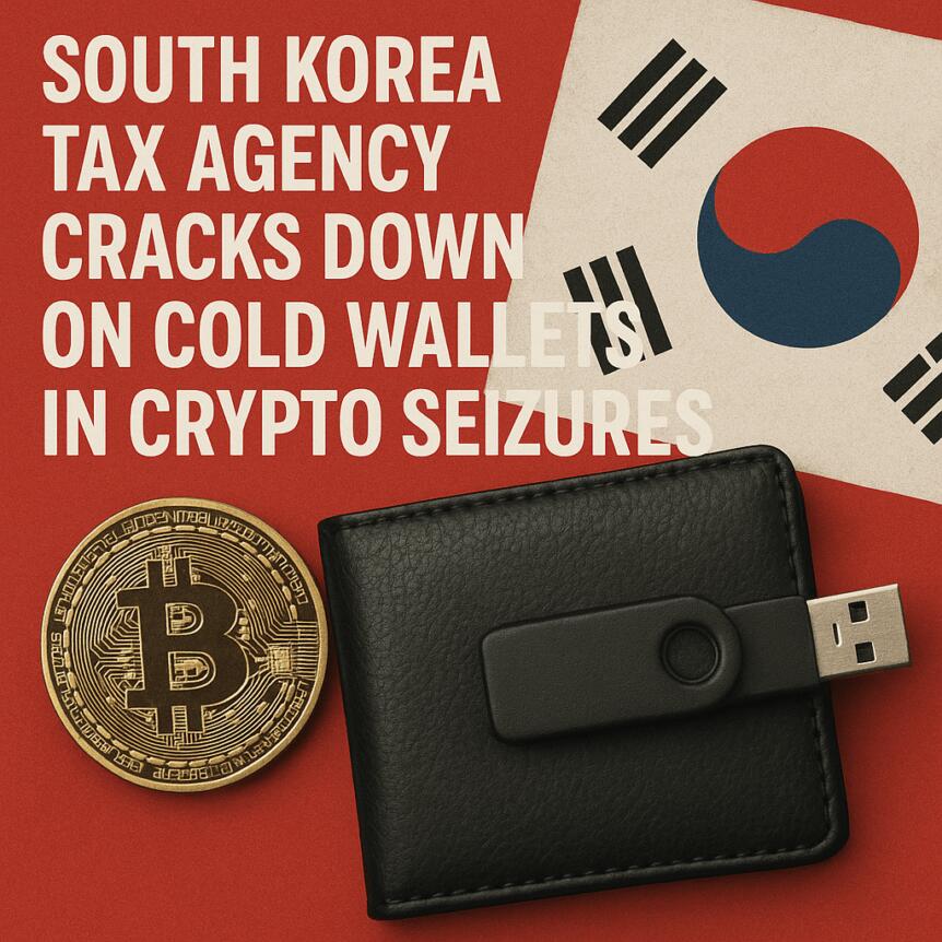 South Korea Tax Agency Cracks Down On Cold Wallets In Crypto Seizures