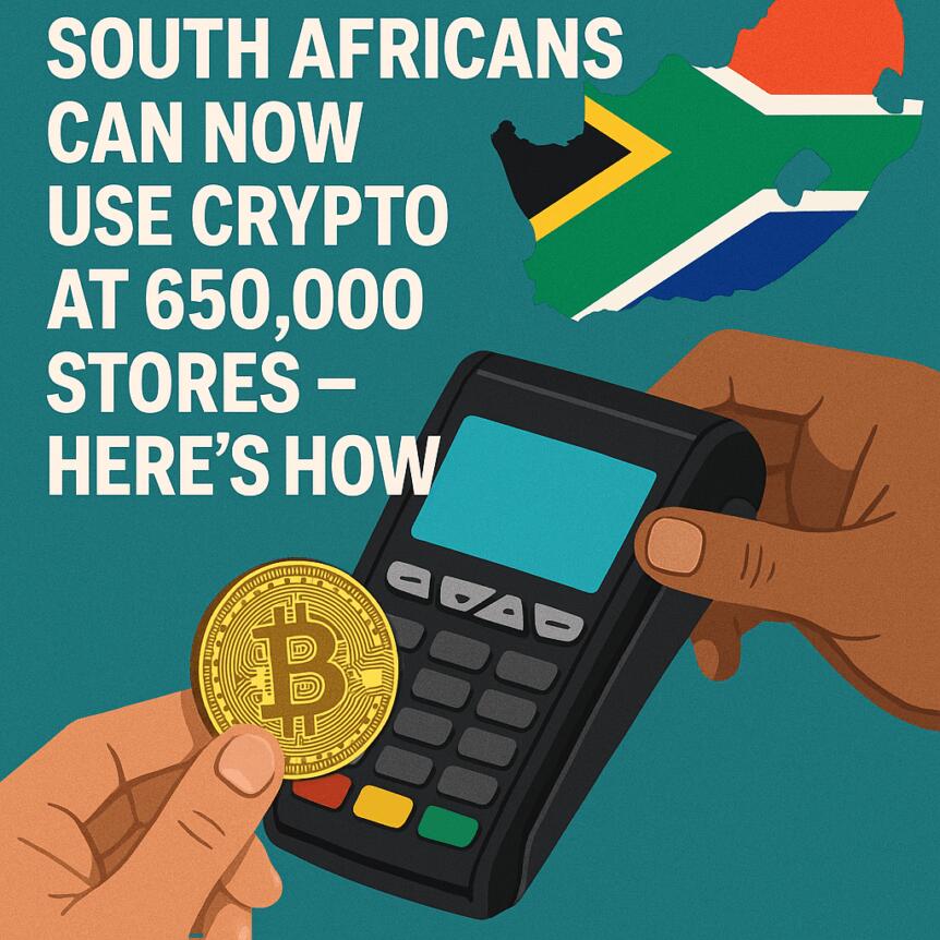 South Africans Can Now Use Crypto At 650,000 Stores – Here's How
