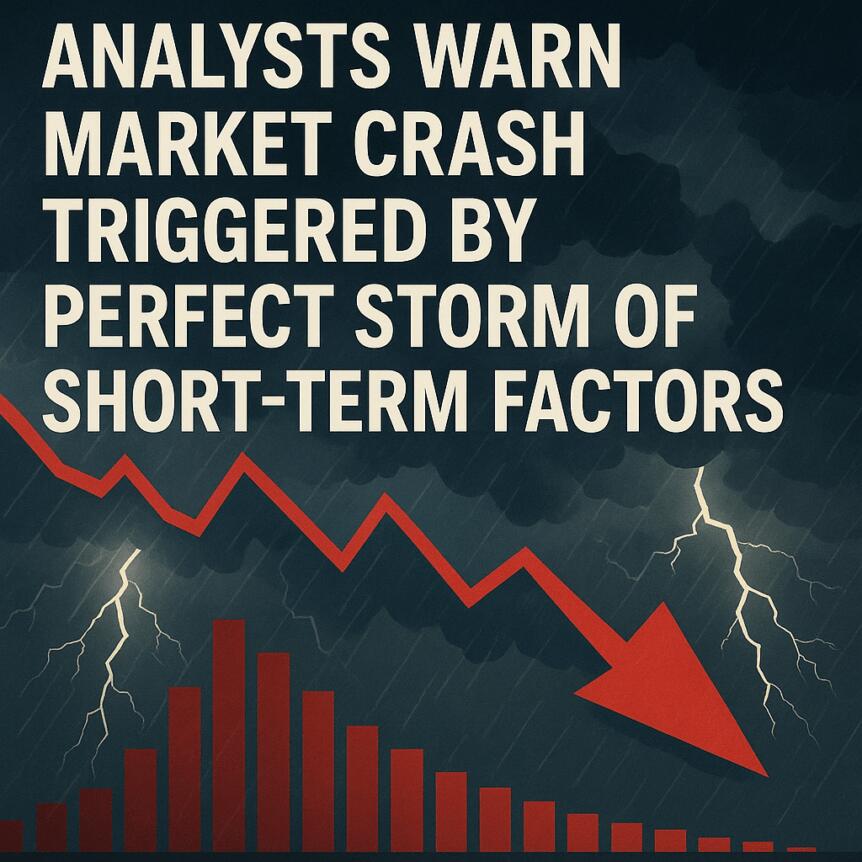 Analysts Warn Market Crash Triggered by Perfect Storm of Short-Term Factors Analysts Warn Market Crash Triggered By Perfect Storm Of Short-term Factors