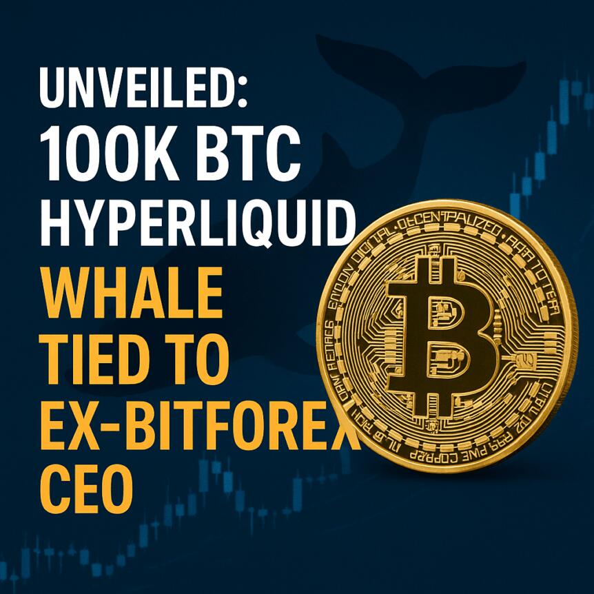 Unveiled: 100k Btc Hyperliquid Whale Tied To Ex-bitforex Ceo