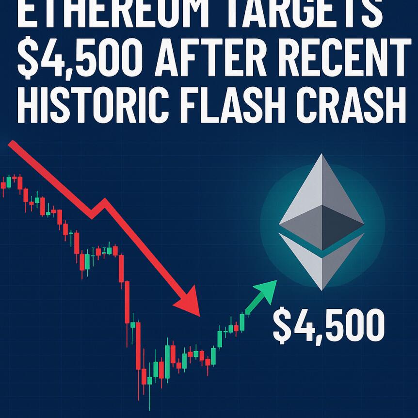 Ethereum Targets $4,500 After Recent Historic Flash Crash