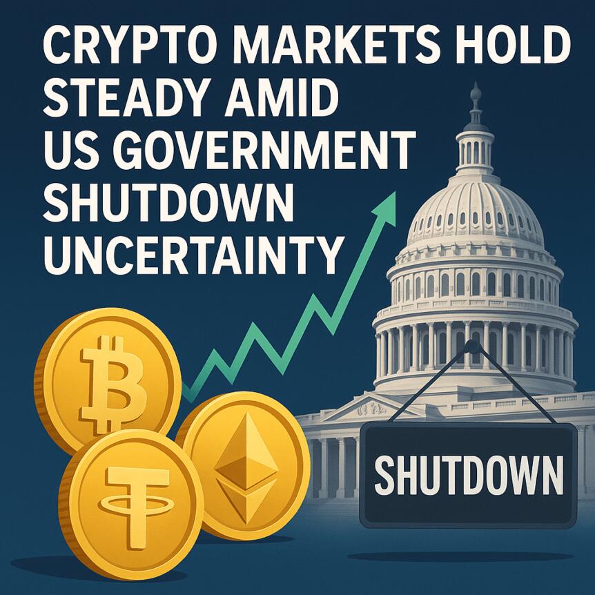 Crypto Markets Hold Steady Amid Us Government Shutdown Uncertainty