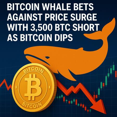 Bitcoin Whale Bets Against Price Surge with 3,500 BTC Short as Bitcoin Dips Bitcoin Whale Bets Against Price Surge With 3,500 Btc Short As Bitcoin Dips