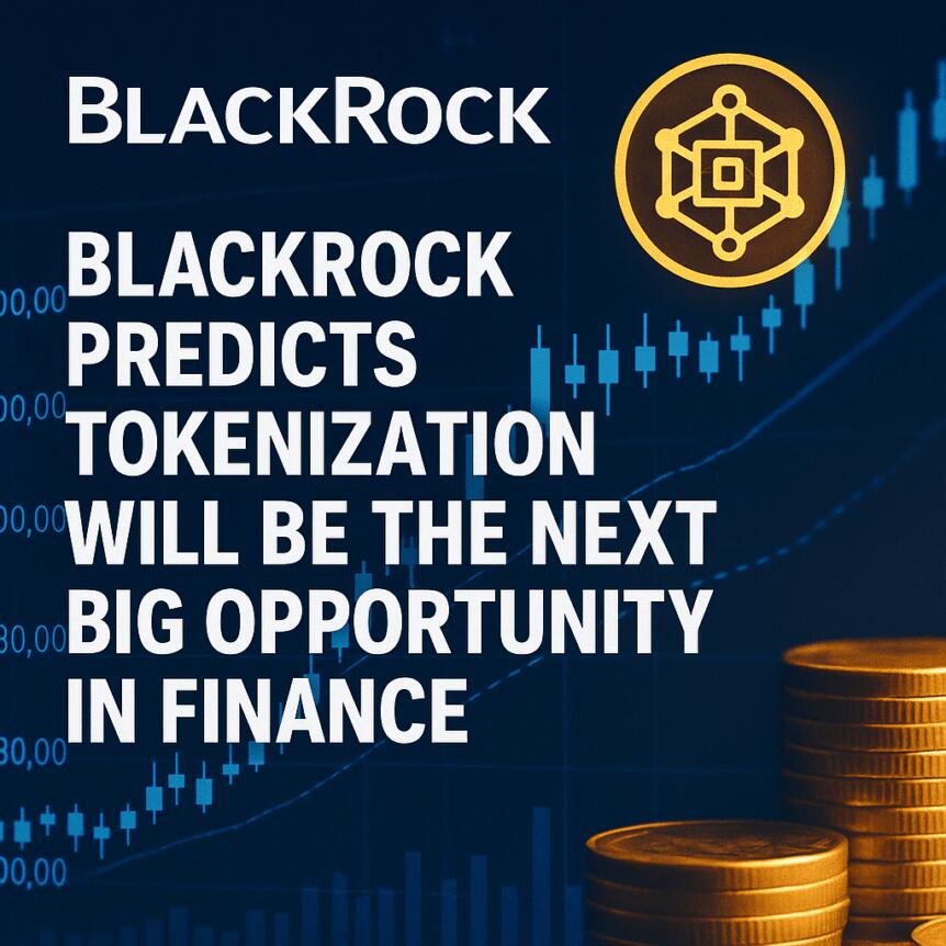 BlackRock Predicts Tokenization Will Be the Next Big Opportunity in Finance Blackrock Predicts Tokenization Will Be The Next Big Opportunity In Finance