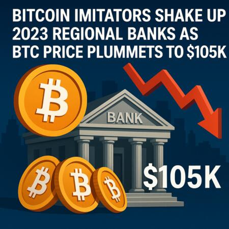Bitcoin Imitators Shake Up 2023 Regional Banks as BTC Price Plummets to $105K Bitcoin Imitators Shake Up 2023 Regional Banks As Btc Price Plummets To $105k