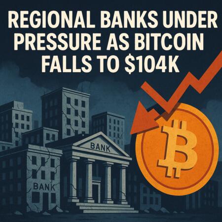 Regional Banks Under Pressure as Bitcoin Falls to $104K Regional Banks Under Pressure As Bitcoin Falls To $104k