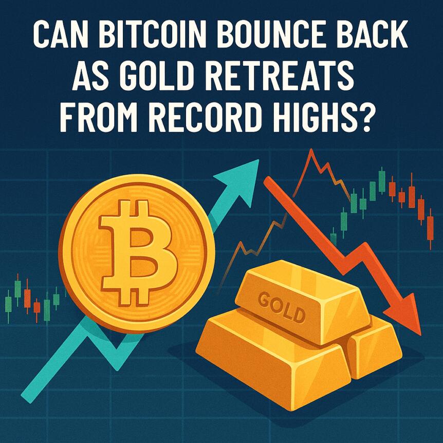 Can Bitcoin Bounce Back as Gold Retreats from Record Highs? Can Bitcoin Bounce Back As Gold Retreats From Record Highs?