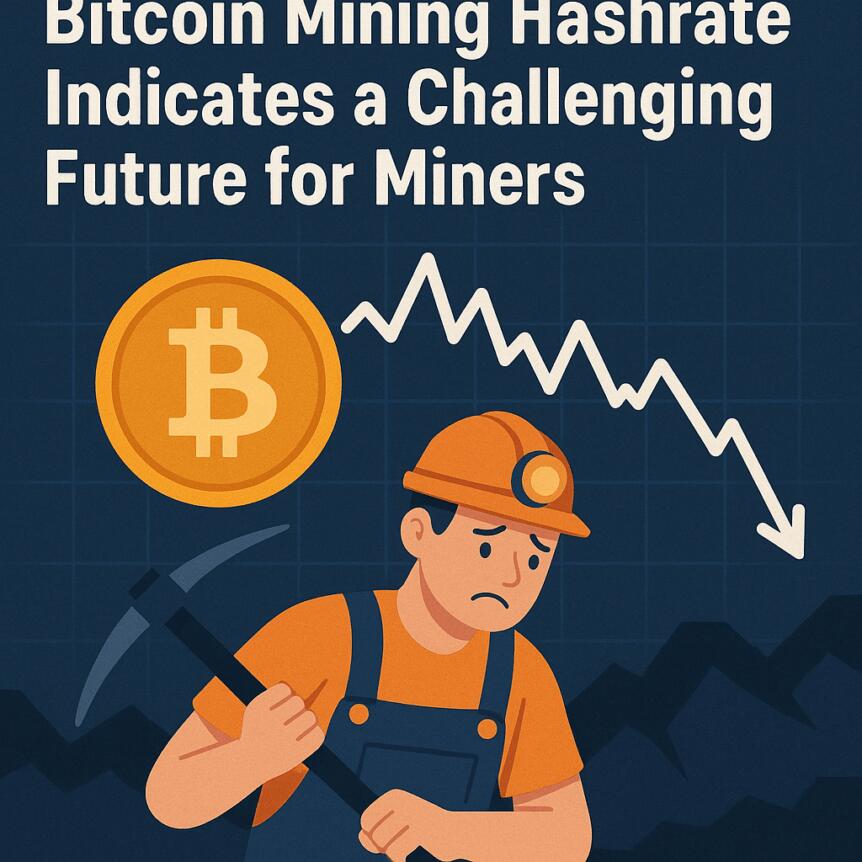 La tasa del hash de Minar Bitcoin indica un futuro desafiante para los mineros