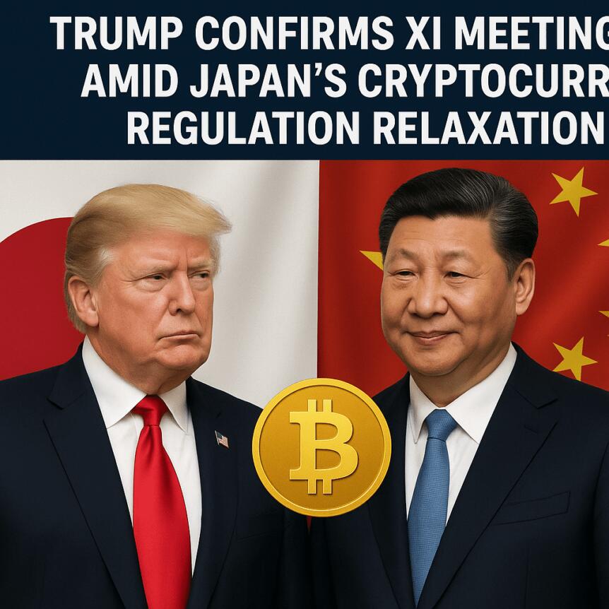 川普確認與習近平會面 日本放寬加密貨幣監管